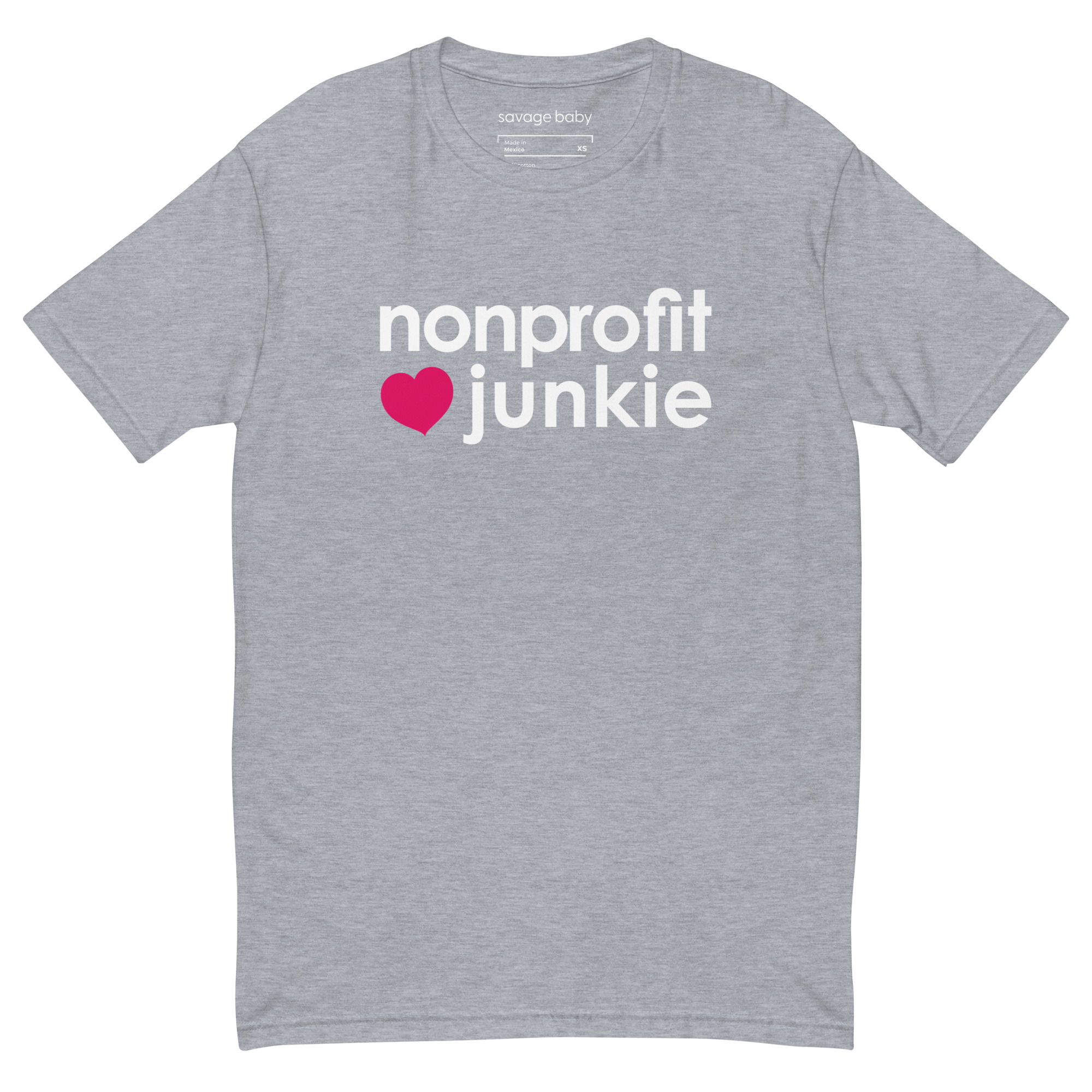 nonprofit junkie: short sleeve t-shirt - Image 7