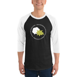 Disagreements: 3/4 sleeve raglan shirt